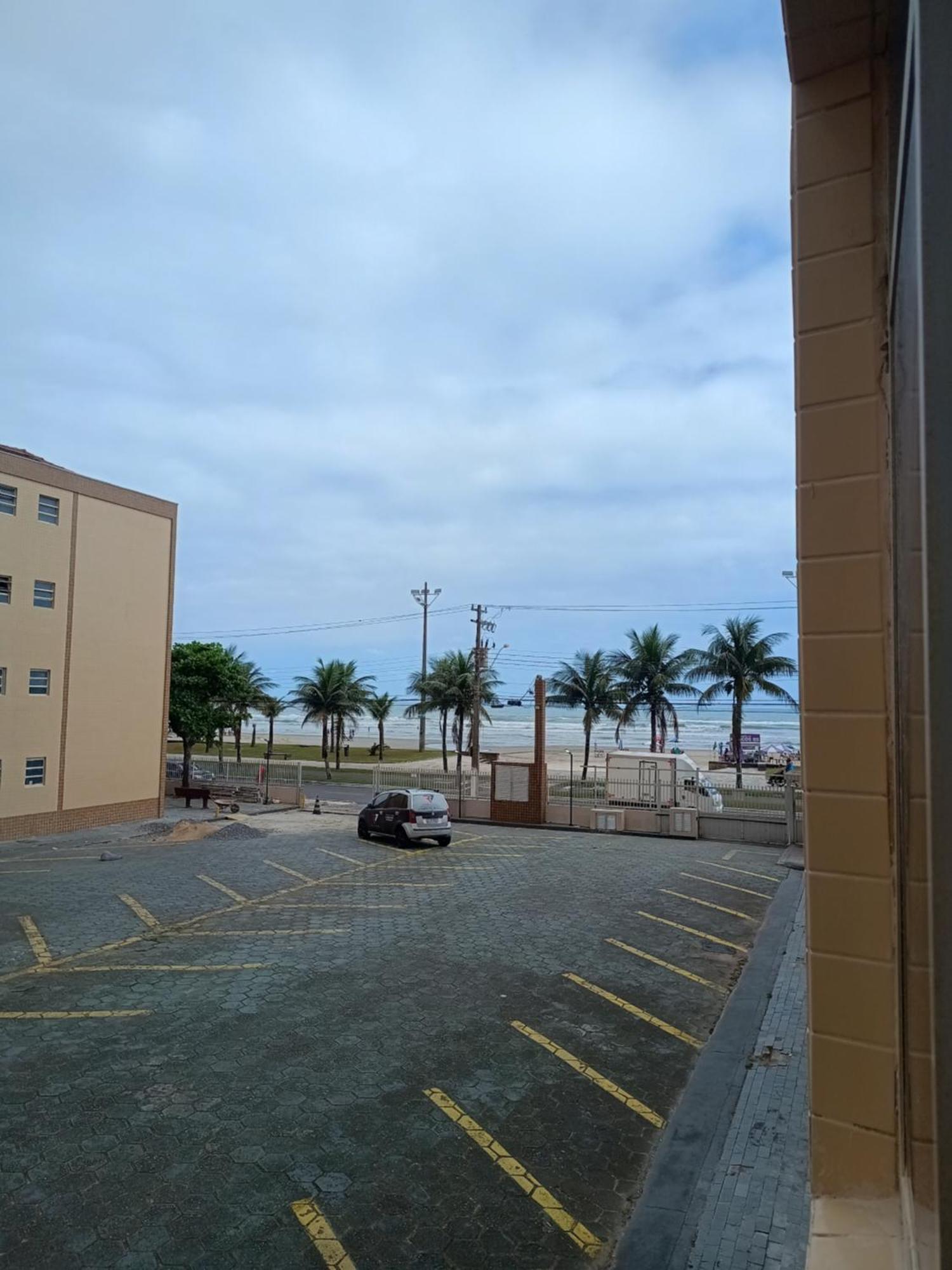 Kitnet Frente Pro Mar Em Vila Caicara, Portaria 24 Hs E Wifi Praia Grande  Esterno foto
